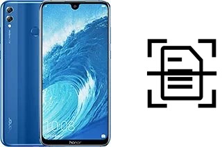 Digitalize documentos em um Honor 8X Max