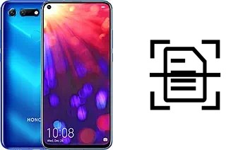 Digitalize documentos em um Honor View 20