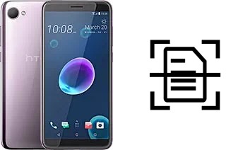 Digitalize documentos em um HTC Desire 12