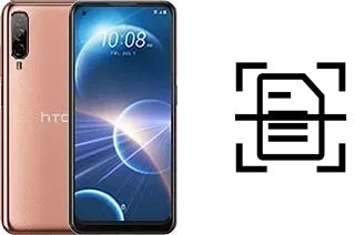 Digitalize documentos em um HTC Desire 22 Pro