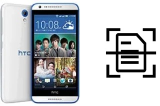 Digitalize documentos em um HTC Desire 620
