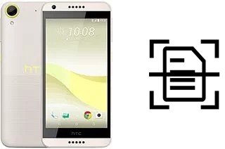 Digitalize documentos em um HTC Desire 650