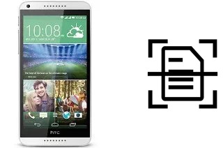 Digitalize documentos em um HTC Desire 816G dual sim