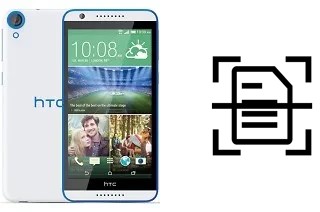 Digitalize documentos em um HTC Desire 820 dual sim