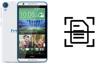 Digitalize documentos em um HTC Desire 820s dual sim