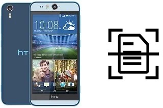 Digitalize documentos em um HTC Desire Eye
