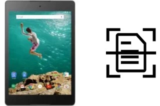 Digitalize documentos em um HTC Nexus 9