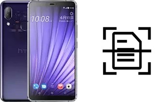 Digitalize documentos em um HTC U19e