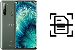 Digitalize documentos em um HTC U20 5G