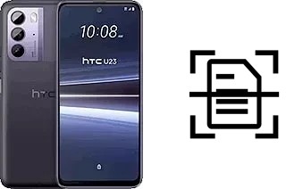 Digitalize documentos em um HTC U23