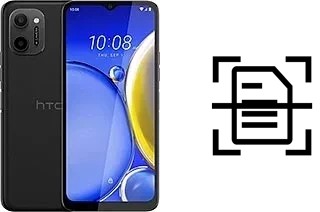 Digitalize documentos em um HTC Wildfire E plus