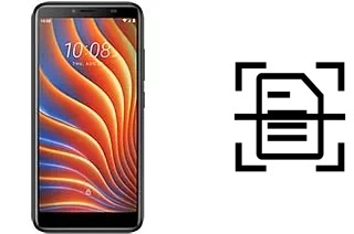 Digitalize documentos em um HTC Wildfire E1 lite