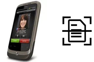 Digitalize documentos em um HTC Wildfire