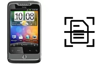 Digitalize documentos em um HTC Wildfire CDMA