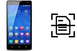 Digitalize documentos em um Huawei Honor 3C