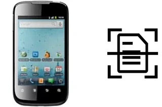 Digitalize documentos em um Huawei Ascend II