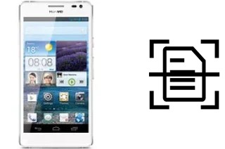 Digitalize documentos em um Huawei Ascend D2