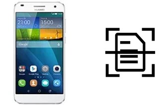 Digitalize documentos em um Huawei Ascend G7