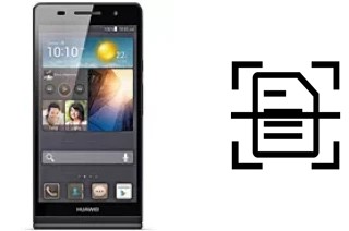 Digitalize documentos em um Huawei Ascend P6