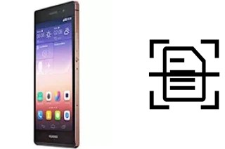 Digitalize documentos em um Huawei Ascend P7 Sapphire Edition