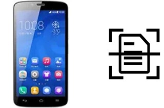 Digitalize documentos em um Huawei Honor 3C Play