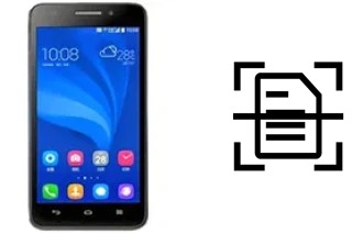 Digitalize documentos em um Huawei Honor 4 Play