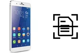 Digitalize documentos em um Huawei Honor 6 Plus