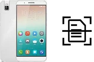 Digitalize documentos em um Huawei Honor 7i