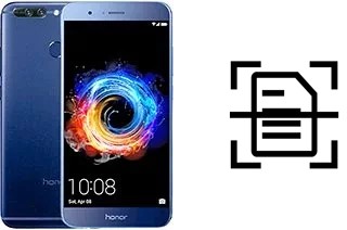 Digitalize documentos em um Huawei Honor 8 Pro