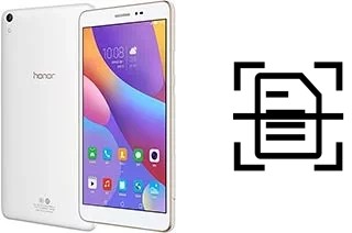 Digitalize documentos em um Huawei Honor Pad 2