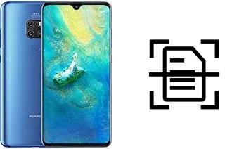 Digitalize documentos em um Huawei Mate 20