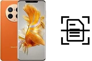 Digitalize documentos em um Huawei Mate 50 Pro