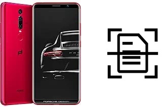 Digitalize documentos em um Huawei Mate RS Porsche Design