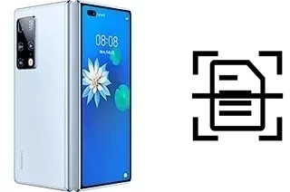 Digitalize documentos em um Huawei Mate X2