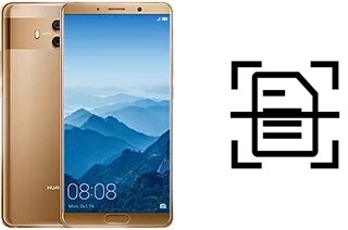 Digitalize documentos em um Huawei Mate 10