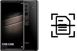 Digitalize documentos em um Huawei Mate 10 Porsche Design