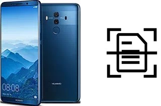 Digitalize documentos em um Huawei Mate 10 Pro