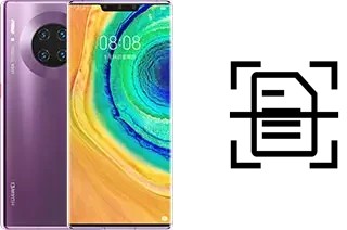 Digitalize documentos em um Huawei Mate 30 Pro