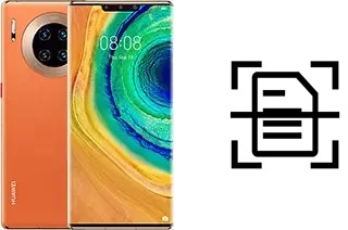Digitalize documentos em um Huawei Mate 30E Pro 5G