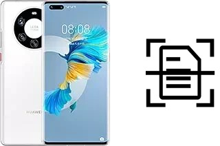 Digitalize documentos em um Huawei Mate 40 Pro+