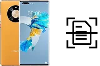 Digitalize documentos em um Huawei Mate 40 Pro