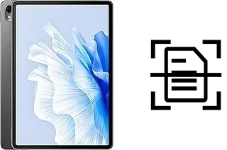 Digitalize documentos em um Huawei MatePad Air