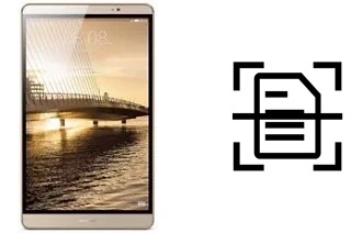 Digitalize documentos em um Huawei MediaPad M2 8.0