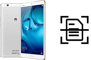 Digitalize documentos em um Huawei MediaPad M3 8.4