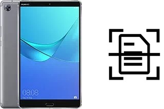 Digitalize documentos em um Huawei MediaPad M5 8