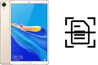 Digitalize documentos em um Huawei MediaPad M6 8.4