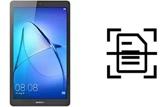 Digitalize documentos em um Huawei MediaPad T3 7.0