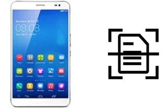 Digitalize documentos em um Huawei MediaPad X1