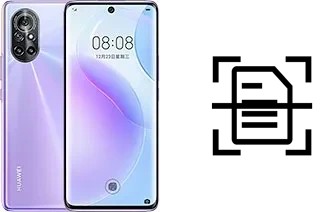 Digitalize documentos em um Huawei nova 8 5G