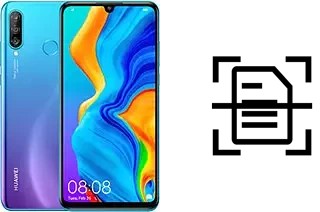 Digitalize documentos em um Huawei P30 lite New Edition